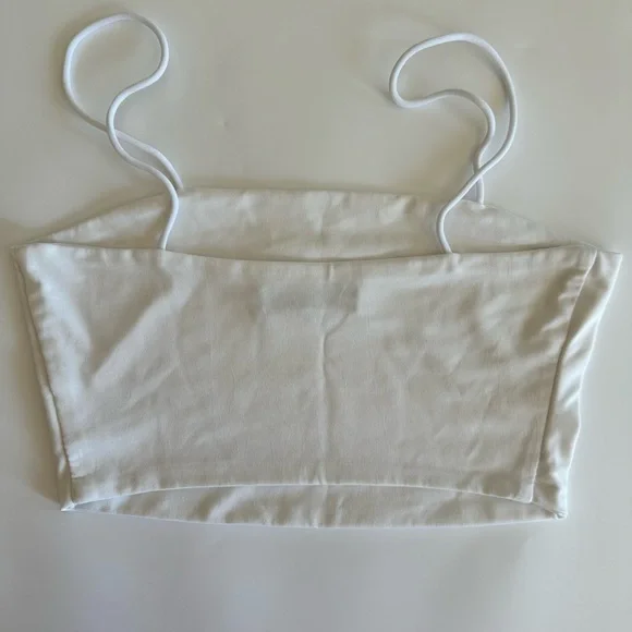 SHEIN Black Cropped Tank Top AND White Cropped Tank Top Bundle Size XS - Picture 2 of 10